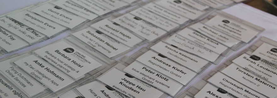 OSS Stuttgart Namensschilder